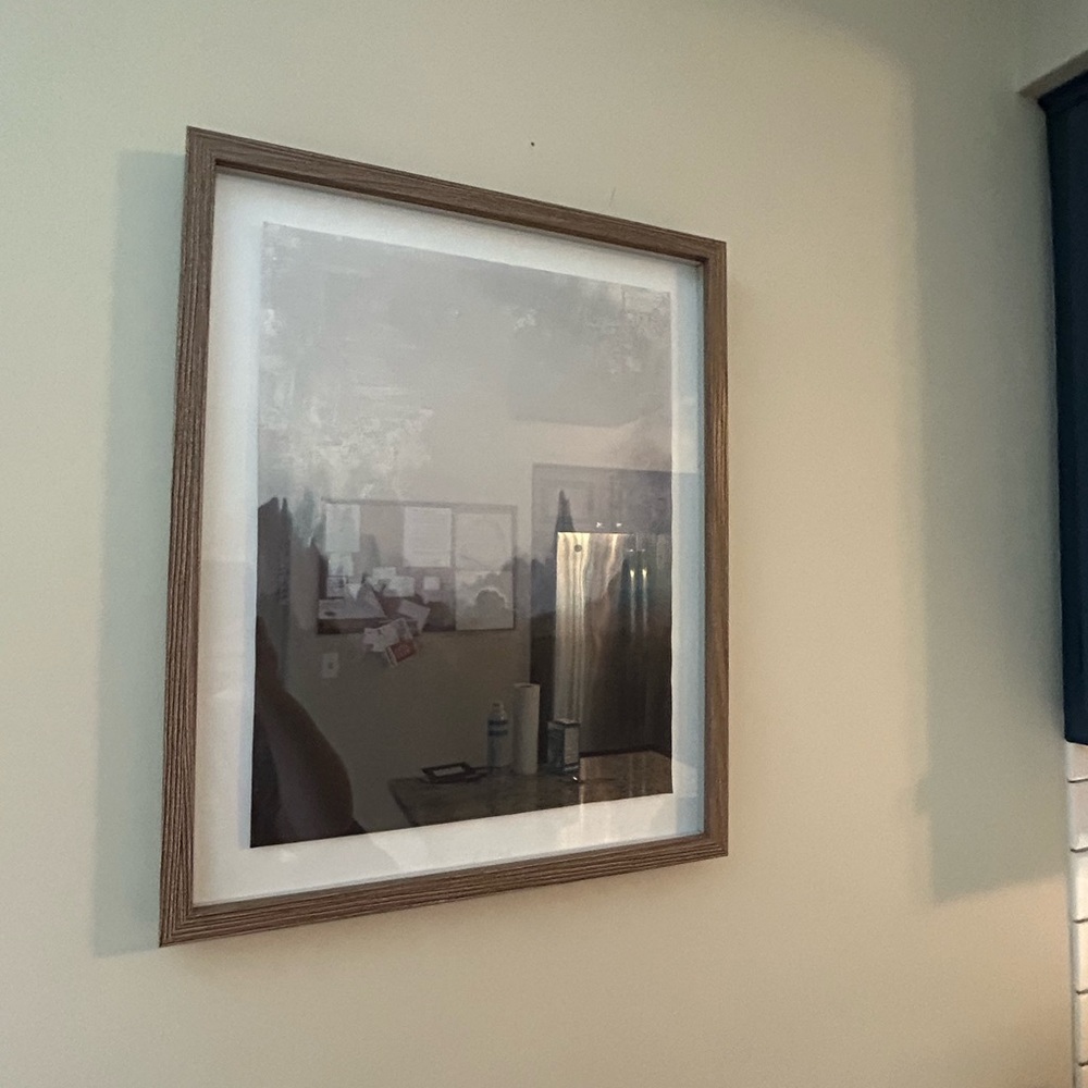 Mountain framed picture